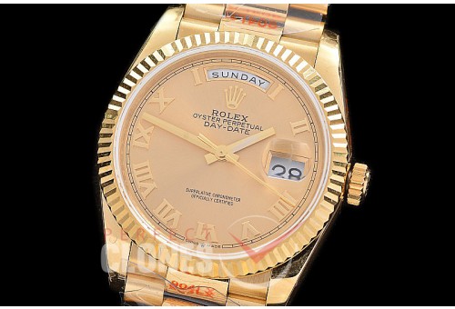 0.0 0 0 0 0 0 R36DDF00325S BPF Extra Weighted Daydate 40mm 128238 904 Steel YG/YG Fluted Bez Gold Roman SH 3255