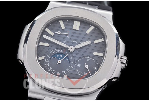 0 0 0 0 PP-5712-003 PPF V2 Nautilus 5712/1R Date/Moon Phase Power Reserve SS/LE Grey Asian Clone Calibre 320 PS IRM C LU 