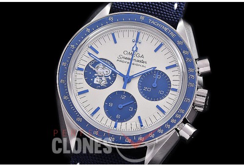 0 0 0 OMSP00317N OMF Speedmaster Snoopy Limited Ed SS/NY White Venus 75 H/W