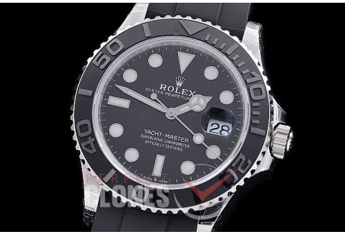RYM-42-017W XF/VSF 904 Steel 2019 Yachtmaster 42 226659 Men Oysterflex CER/SS/RU Black VSF 3235 - Extra Weighted