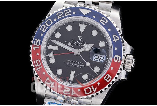 0 0 0 0 0 0 0 RLGS00973J C-PLus 904L Steel GMT 126710BLRO Pepsi SS/SS/Jubilee Black 3285 CHS