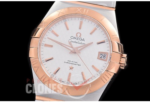 0 0 0 0 OMCON-39-166 M+S-F Constellation Co Axial RG/RG White Texturized Sticks Calibre 8500 Superclone