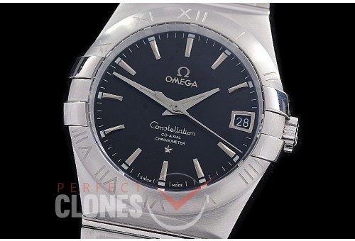 0 0 0 0 OMCON-39-102 M+S-F Constellation Co Axial SS/SS Black Sticks Calibre 8500 Superclone
