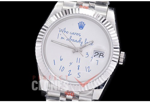 0 0 0 0 0 R41DJS-3235-258 GMF 904L Mad Paris X Colette Collaborate on “Who Cares Edition” Datejust 41mm 126334 SS/SS White VR 3235 
