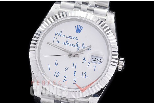 0 0 0 0 0 R41DJS-3235-149 BP Mad Paris X Colette Collaborate on “Who Cares Edition” Datejust 41mm 126334 SS/SS White VR 3235 