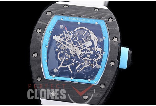 0 0 0 0 RM055-01-031A ZF RM055 Bubba Watson Marina Circult NTPT Limited Edition FC/RU Skeleton Seiko NH05A Mod