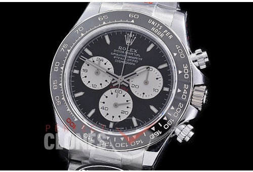 0 0 0 0 RLDS-126529-101W QF 904L Steel Le Mans Daytona 126529LN SS/SS Black Sticks 4132 Superclone - 72 Hours Power Reserve Movement / Extra Weighted