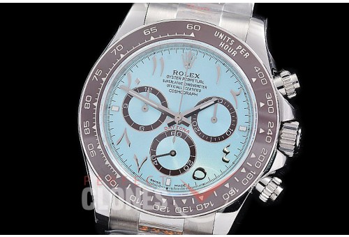 0 0 0 0 RLDS-126506-103W QF 904L Steel Daytona 126506 SS/SS Ice Blue Arabic 4131 Superclone - 72 Hours Power Reserve Movement / Power Reserve Movement / Extra Weighted