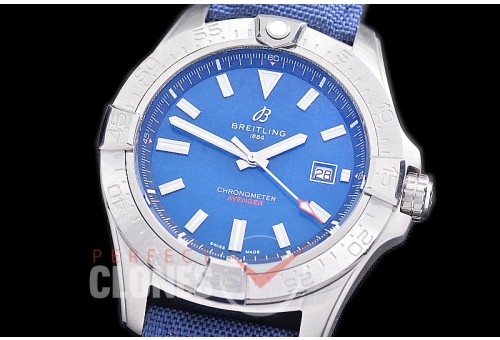 0 0 0 0 0 0 BLSA-42-102N ANF/OXF Avenger Automatic 42mm SS/NY Blue Sticks Asia 2836