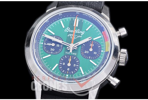 BLTT-152L Top Time B01 Ford Mustang Chronograph Limited Edition SS/SS GreenSticks Asia 7750 