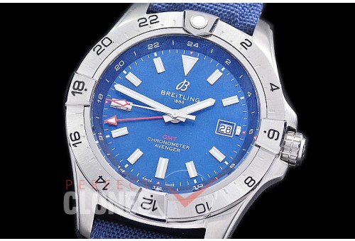 0 0 0 0 0 0 BLSA-44-103N ANF/OXF Avenger Automatic GMT 44mm SS/NY BlueSticks Asia 2836