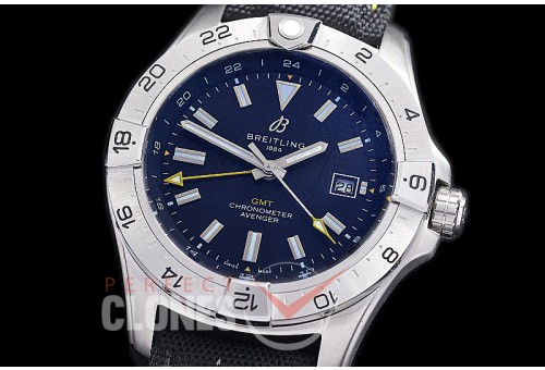 0 0 0 0 0 0 BLSA-44-102N ANF/OXF Avenger Automatic GMT Code Yellow 44mm SS/NY Black Sticks Asia 2836