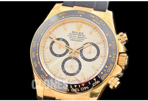 0 0 0 0 0 0 RLDF-126518-505R BPF 904L Steel Daytona 126518LN YG/CER/RU Gold Sticks 4131 Superclone - Lite Version 