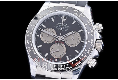0 0 0 0 RLDS-126519-102RW QF 904L Steel Daytona 126519LN SS/RU Black Sticks 4131 Superclone - 72 Hours Power Reserve Movement / Extra Weighted