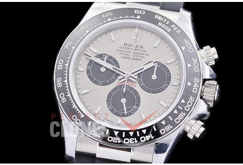 0 0 0 0 RLDS-126519-103RW QF 904L Steel Daytona 126519LN SS/RU Dark Rhodium Grey Sticks 4131 Superclone - 72 Hours Power Reserve Movement / Extra Weighted