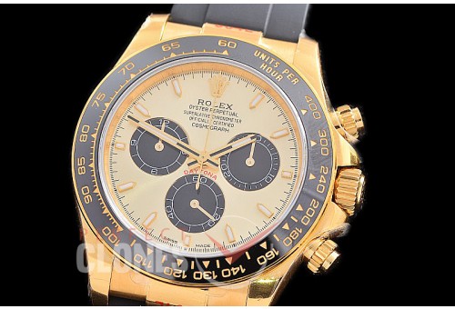 0 0 0 0 0 0 RLDF-126518-506R BPF 904L Steel Daytona 126518LN YG/CER/RU Gold Sticks 4131 Superclone - Lite Version 