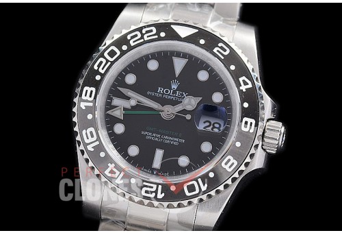 0 0 0 0 0 0 RLGS00806 NF 904 Steel GMT 126710GRNR SS/SS Black A-2813 - Noob Factory Special Offer 