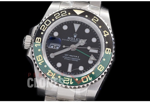 0 0 0 0 0 0 RLGS00807 NF 904 Steel "Sprite" Lefty GMT 126720VTNR SS/SS Black A-2813 - Noob Factory Special Offer 