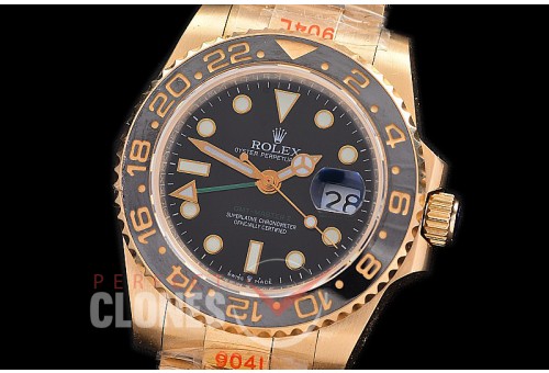 0 0 0 0 0 0 RLGF00801 NF 904 Steel GMT 116718LN YG/YG Black A-2813 - Noob Factory Special Offer 