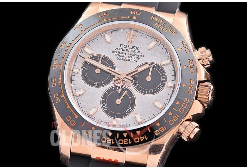 0 0 0 0 0 0 RLDFR-4130-859RW QF V11 904L Steel Daytona 116515LN RG/CER/RU Meteorite Sticks 4130 Superclone - 72 Hours Power Reserve Movement / Extra Weighted 