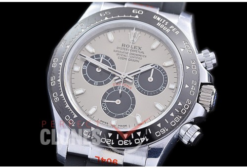 0 0 0 0 0 0 RLDS-4130-858RW QF V11 904L Steel Daytona 116519LN SS/CER/RU Dark Rhodium Grey Sticks 4130 Superclone - 72 Hours Power Reserve Movement / Extra Weighted