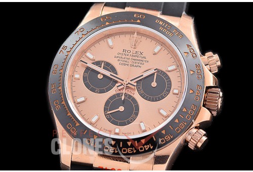 0 0 0 0 0 0 RLDFR-4130-855RW QF V11 904L Steel Daytona 116515LN RG/CER/RU Rose Gold Sticks 4130 Superclone - 72 Hours Power Reserve Movement / Extra Weighted 