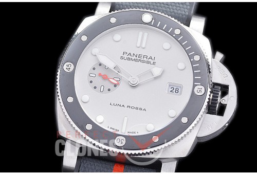 0 0 0 0 0 PN1681AA01 XF/VSF Pam 1681 AA Series Luna Rossa Limited Edition Luminor Submersible SS/NY White VS P900 