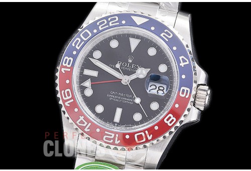 0 0 0 0 0 RLGS00873 SCF 904L Steel GMT 126710BLRO Pepsi SS/SS/Oyster Black VR 3285 CHS