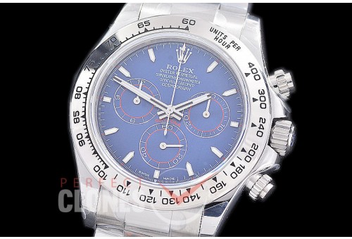 0 0 0 0 RLDS-126509-154 QF 904L Steel Daytona 126509 SS/SS Blue Sticks 4131 Superclone - 72 Hours Power Reserve Movement