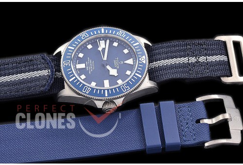 TUFXD-103 ZF / M+S-F Pelagos FXD Automatic M25707B/25-0001 TI/NT Blue Miyota 9015