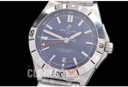 BL-C6N-103 ZF Chronomat Automatic GMT - 6 Nations Ruby Special Edition "France" SS/SS Blue A-2836 