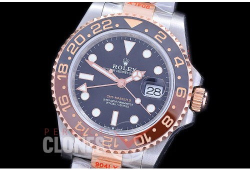 0 0 0 0 0 0 RLGTR00941W GMF V7 904L Steel / 18K Wrapped Rose Gold GMT 126711CHNR Coke SS/RG Black VR 3285 CHS