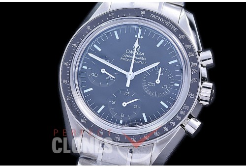 0 0 0 OMSP00310 OMF Speedmaster Moon Watch Limited Ed SS/SS Black Venus 75 H/W 