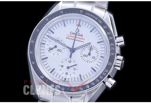 0 0 0 OMSP00315 OMF Speedmaster Moon Watch Limited Ed SS/SS White Venus 75 H/W 
