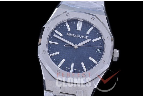 AP15510-053 TOP-F AP15510ST 50th Anniversary Royal Oak Automatic SS/SS Blue Asian Clone DD Calibre 4302 28800bph