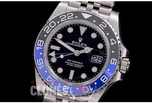 0 0 0 0 0 RLGS00707 QF 904L Steel GMT 126710BLNR Batman SS/SS/JUB Black SH 3285 CHS