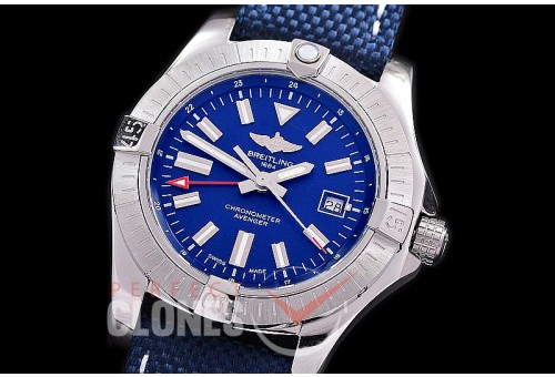 0 0 0 0 0 0 BLSA-43-033N ANF/OXF Avenger Automatic GMT 43mm SS/NY Blue Sticks Asia 2836