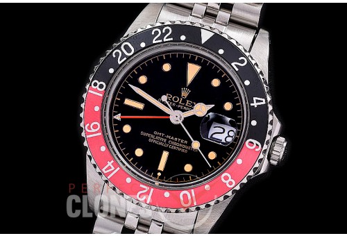 0 0 0 0 0 RLGV00712J ANF/OXF Vintage GMT Master 1675 Black Dial, Black/Red Bez Jubilee Asian 2836