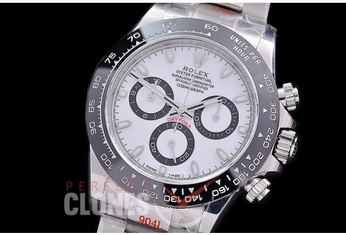 0 0 0 RLDS-4130-811 NNF 904L Steel Daytona 116500LN SS/CER/SS White N4130 Superclone 
