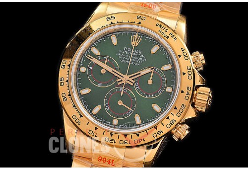 0 0 0 RLDF-4130-806 NNF 904L Steel Daytona 116508 YG/YG Green Sticks N4130 Superclone 