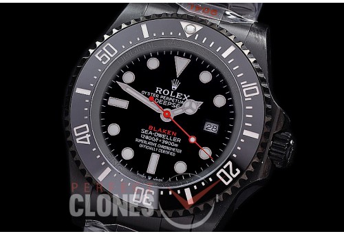 RLSD-BLK-101 BP 904L Blaken Special Edition Deepsea 116660 DLC/DLC Black A-2824