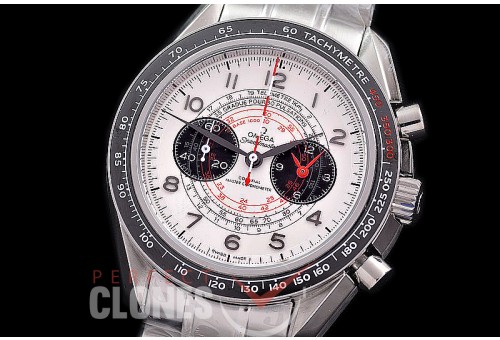 0 0 0 0 0 0 OMSP00901 Speedmaster Chronoscope SS/SS White OS20 Quartz