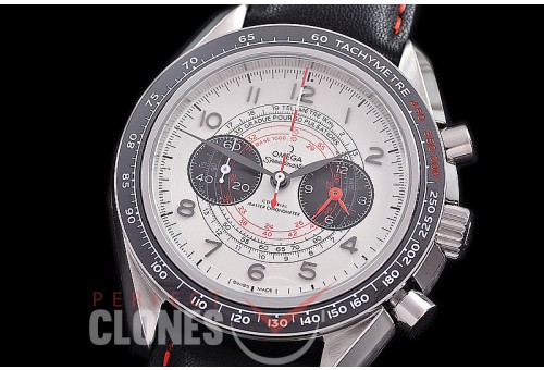 0 0 0 0 0 0 OMSP00901L Speedmaster Chronoscope SS/LE White OS20 Quartz