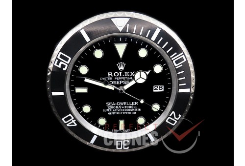 0 0 0 0 0 0 RLDC-DSSD-101 Dealer Clock Deepsea Sea Dweller Style Black Swiss Quartz