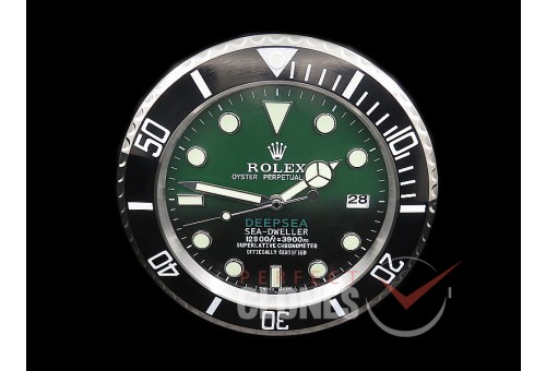 0 0 0 0 0 0 RLDC-DSSD-103 Dealer Clock Deepsea Sea Dweller Style Black/Green Swiss Quartz