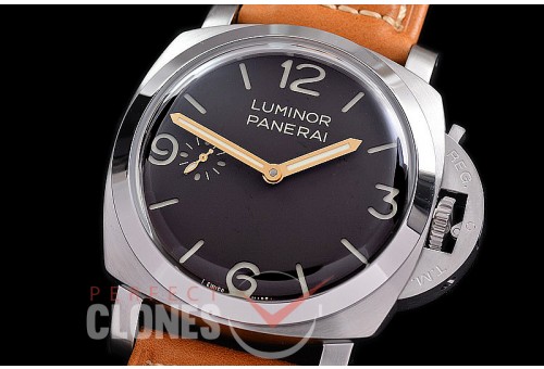 0 0 0 0 0 0 PN108001 HWF Pam 1080 Passion and Frienship Edition Luminor 1950 3 Days SS/LE Brown A-6497