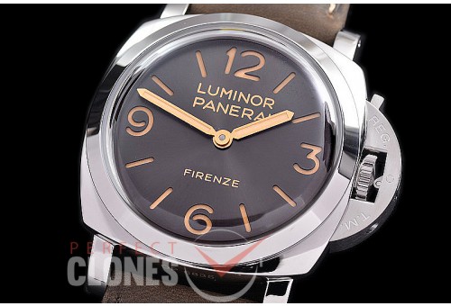 0 0 0 0 0 0 PN60501 HWF Pam 605 Boutique Edition Luminor 1950 3 Days SS/LE Antrachite Grey P-3000 Superclone
