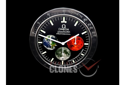 0 0 0 0 0 0 OMDC-SPD-106 Dealer Clock Speedmaster Style Swiss Quartz