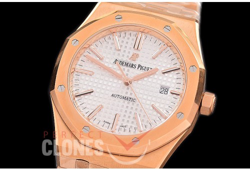 0 0 0 AP15400-711 ZF AP15400 Royal Oak Automatic RG/RG White Miyota 9015 / 3120