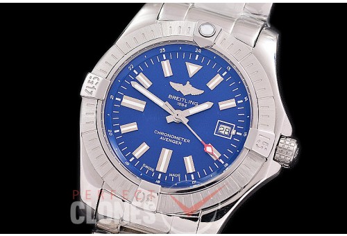 0 0 0 0 0 0 0 0 0 BLSA-43-013 ANF/OXF Avenger Automatic 43mm SS/SS Blue Sticks Asia 2824